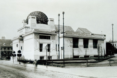 Das Gebäude der Secession kurz nach der Fertigstellung, © IMAGNO/Austrian Archives