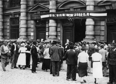 Olympia-Sonderpostamt am Schwarzenbergplatz, © IMAGNO/Austrian Archives (S)