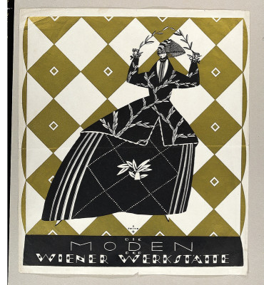 Plakat für die Modeabteilung der Wiener Werkstätte, © IMAGNO/Austrian Archives