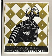 Plakat für die Modeabteilung der Wiener Werkstätte (1)