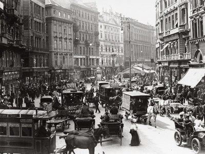 Blick vom Stock-im-Eisen-Platz in Richtung Graben, © IMAGNO/Austrian Archives