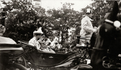 Kaiser Franz Joseph mit seiner Tochter Marie Valerie, © IMAGNO/Austrian Archives