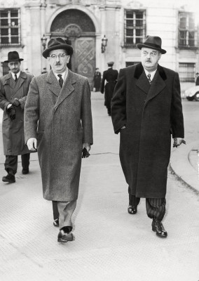 Leopold Figl und Julius Raab, © IMAGNO/Austrian Archives