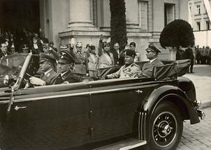 Mussolini auf dem Weg zu Hitler