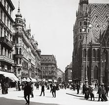 Der Stephansplatz mit der Rotenturmstraße