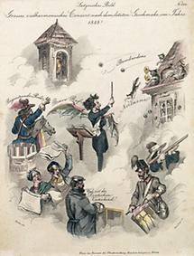 Satirisches Bild auf die Revolution 1848