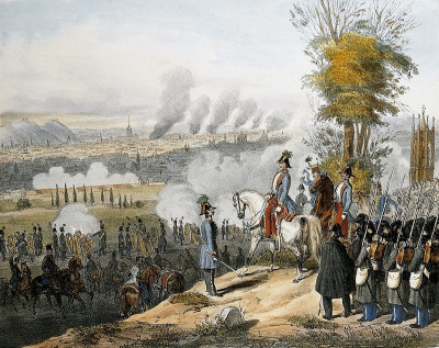 Die Bomabardierung von Wien 1848, © IMAGNO/Austrian Archives