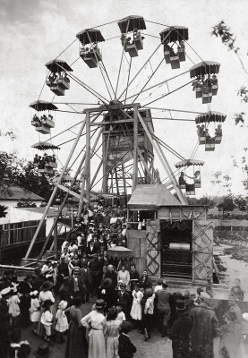 Riesenrad im Budapester Népliget (Volksgarten), © IMAGNO/Austrian Archives