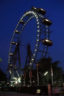 Riesenrad bei Nacht, © IMAGNO/Dagmar Landova