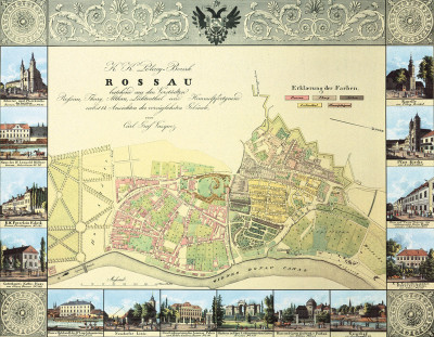 Landkarte von Teilen des 9. Wiener Bezirks, © IMAGNO/Austrian Archives