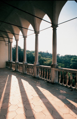 Rosenburg, Altan aus der Renaissance, © IMAGNO/Franz Hubmann