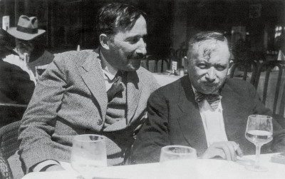 Stefan Zweig und Josef Roth in Ostende, © IMAGNO/Austrian Archives