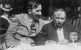 Stefan Zweig und Josef Roth in Ostende