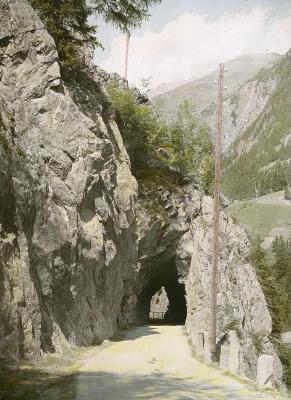 Straßentunnel vor Sölden, © IMAGNO/Austrian Archives