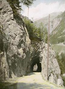 Straßentunnel vor Sölden