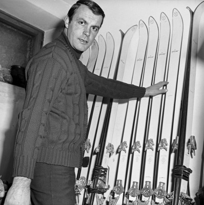 Toni Sailer im Skikeller seines Hauses, © IMAGNO/Archiv Hajek