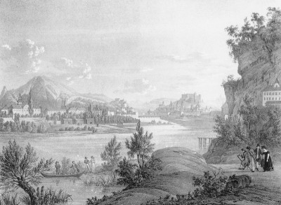 Salzburg. Die Stadt gegen Morgen. 3te Ansicht, © IMAGNO/Austrian Archives