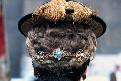 Pongauer Hut und Trachten-Haarspange, © IMAGNO/Franz Hubmann