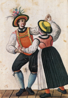 Tanzendes Paar St. Johann im Pongau, © IMAGNO/Franz Hubmann