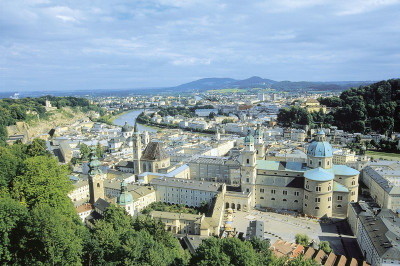 Blick auf die Altstadt von Salzburg, © IMAGNO/Gerhard Trumler