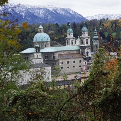 Blick auf den Salzburger Dom, © IMAGNO/ÖNB/Harry Weber