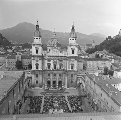 Jedermann auf dem Domplatz, © IMAGNO/Barbara Pflaum