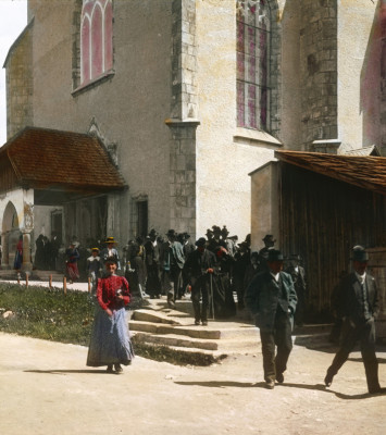 Kirchgang im Salzkammergut, © IMAGNO/Öst. Volkshochschularchiv