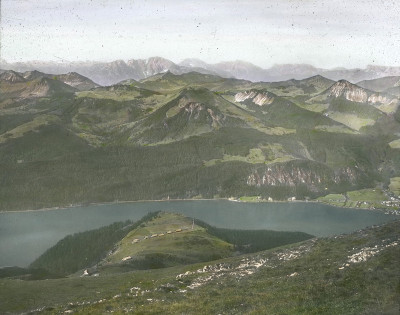 Blick vom Schafberg auf den Wolfgangsee, © IMAGNO/Öst. Volkshochschularchiv