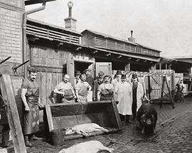 Schweineschlachthaus in Wien St. Marx