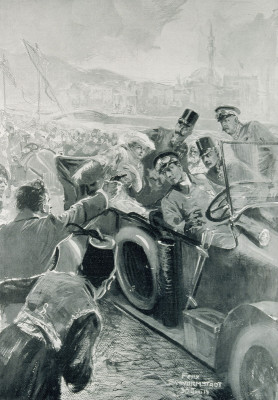 Attentat auf den Thronfolger Erzherzog Franz Ferdinand, © IMAGNO/Austrian Archives