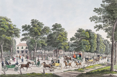 Ansicht der großen Allee im Prater, © IMAGNO/Austrian Archives