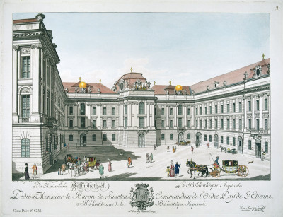 Josefsplatz mit Österreichischer Nationalbibliothek, © IMAGNO/Austrian Archives