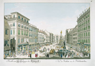 Ansicht vom Graben in Richtung Kohlmarkt, © IMAGNO/Austrian Archives