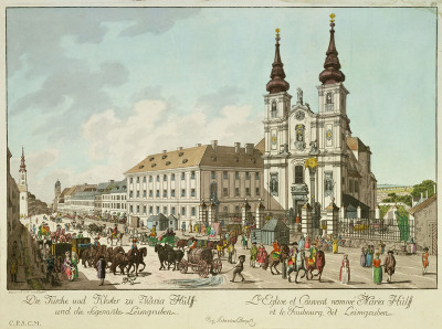 Kirche und Kloster zu Maria Hilf in Wien, © IMAGNO/Wien Museum