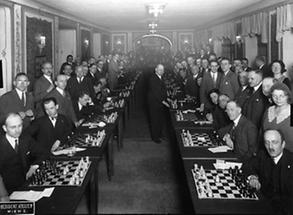 Schachwettbewerb in Wien