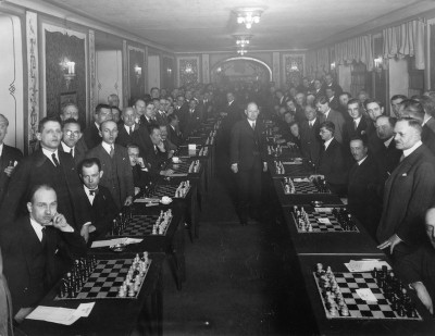 Eröffnung der Schachzentrale des Schachclubs Hietzing, © IMAGNO/Austrian Archives (S)