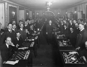 Eröffnung der Schachzentrale des Schachclubs Hietzing