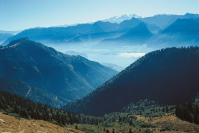 Blick auf den Dachstein im Salzkammergut, © IMAGNO/Gerhard Trumler