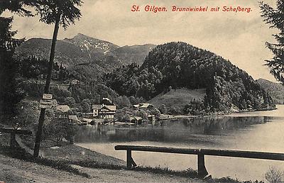 Postkarte Blick auf Brunnwinkl, © IMAGNO/Sammlung Arnbom