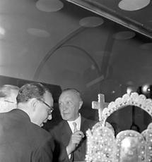 Der deutsche Bundeskanzler Konrad Adenauer