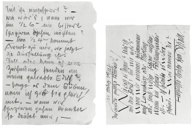 Brief von Egon Schiele, © IMAGNO/Austrian Archives