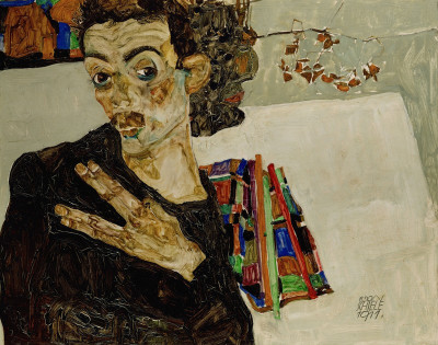 Selbstportrait Egon Schiele, © IMAGNO/Wien Museum