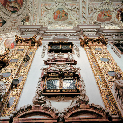 Inneres der Stiftskirche in Schlierbach, © IMAGNO/Gerhard Trumler