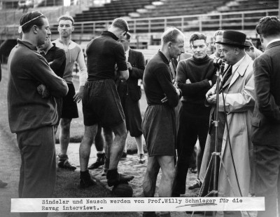 Fußballer Matthias Sindelar und Walter Nausch, © IMAGNO/Austrian Archives (S)