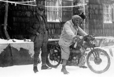 Mit dem Motorrad auf den Schneeberg, © IMAGNO/Austrian Archives
