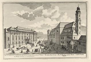 Schottenkirche und Palais Harrach
