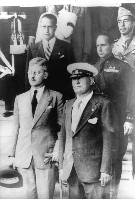 Kurt Schuschnigg und Benito Mussolini, © IMAGNO/Austrian Archives (S)