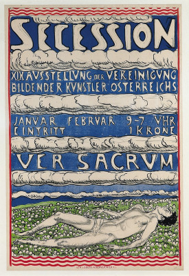 Plakat zur XIX. Ausstellung der Wiener Secession, © IMAGNO/Wien Museum