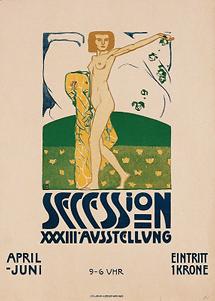 Plakat: 33. Ausstellung der Secession