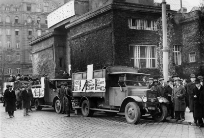 Künstlerdemonstration vor der Secession, © IMAGNO/Austrian Archives (S)